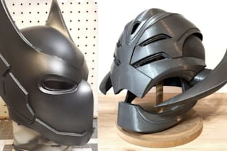 cosplay creation 3d armor model 3d helmet design 3d mask cosplay props 3d print