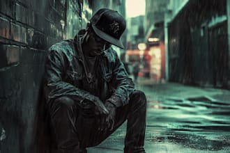 design an premium hip hop album cover design