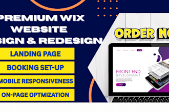 health and wellness service booking website therapy medical wix landing page seo