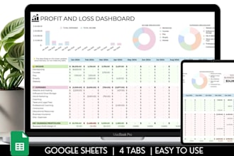 custom income tracker, profit and loss sheet, client CRM tracker CRM spreadsheet