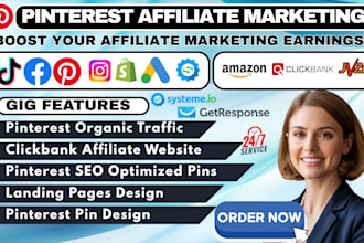 do pinterest pin SEO design for affiliate marketing link promotion sales funnel