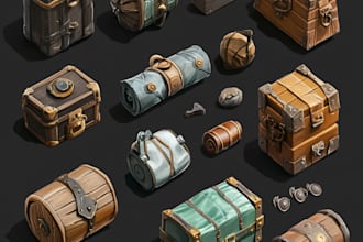draw props, icons, assets or game objects for you