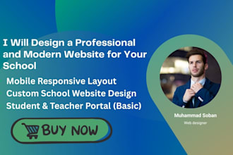 design a professional wordpress school, college, or elearning website