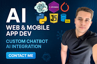 do ai integration ai website ai app developer pytorch tensorflow
