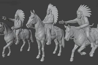 sculpt any custom miniature or character for 3d printing