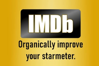 promote your imdb profile and improve starmeter rank