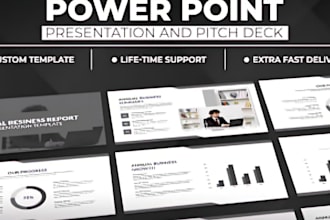 design stunning or canva presentations for business, education, or startups