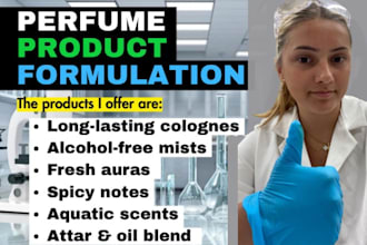 formulate perfume and cologne without chemicals, attar, and fragrance oil blend