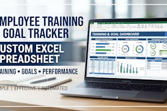 create employee and goal setting tracker spreadsheet in excel and google sheet