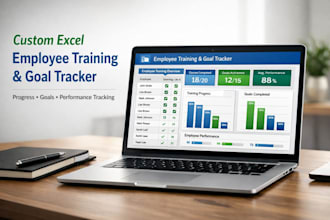 create employee and goal setting tracker spreadsheet in excel and google sheet