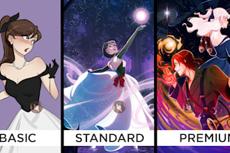 create stylized, cartoon inspired illustrations