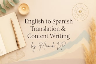 translate english to spanish and write ai enhanced content