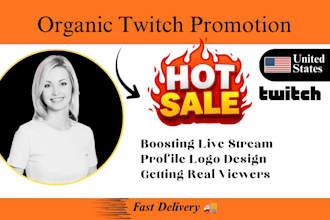 organically promote your twitch livestream to get real viewers