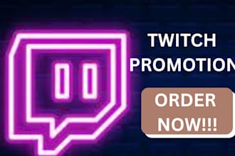 organically promote your twitch livestream to get real viewers