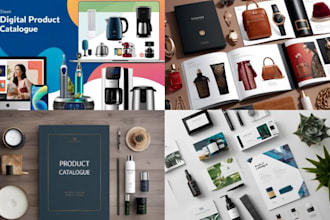 design a modern product catalogue, lookbook, or brochure for your brand
