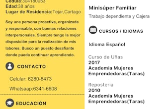 elaboro curriculum vitae personalizado