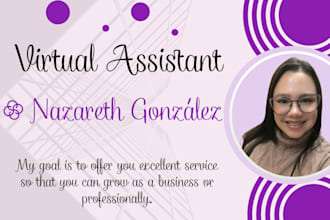 be your trusted virtual administrative assistant