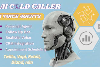 develop vapi ai voice agent, ai cold calling agent, vapi ai, twilio, retell ai