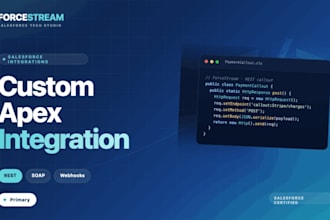integrate any third party app with salesforce