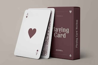 design custom playing card game design card illustration board game card game