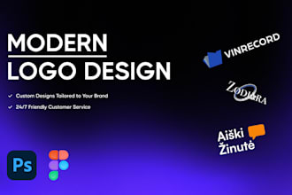 design a clean and modern logo that fits your brand