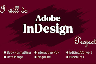 do adobe indesign project