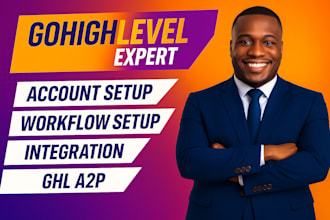gohighlevel ai a2p saas form, va funnel web workflow setup go high level expert