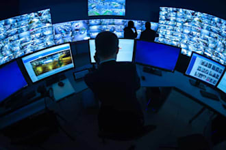cctv watching and monitoring