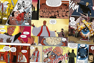 draw comic book art comic characters nsfw storyboard manga retro style