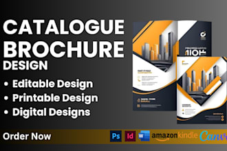 do printable canva brochure design canva catalogue, catalog magazine flip book