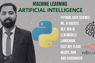 build machine learning nlp gen ai apps using ai agents, n8n ai agent, llm models