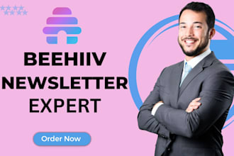 setup beehiiv account beehiiv ai newsletter template beehive landing page