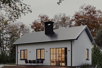 design and render realistic exterior views for residential and commercial