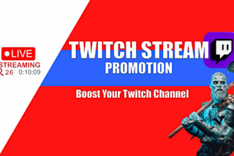 promote your twitch live stream to bring in more live viewers through embedding
