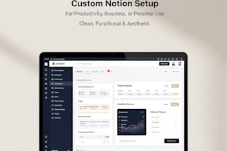 build a custom notion workspace for business or personal use