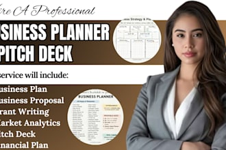 conduct a business plan, swot, grant app, competitor and market research