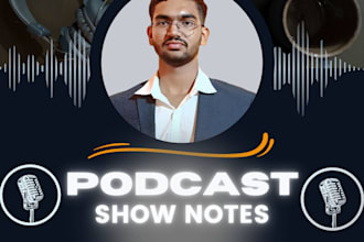 double your podcast experience with detailed show notes