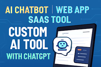 develop ai chatbot, ai website, ai saas or ai software