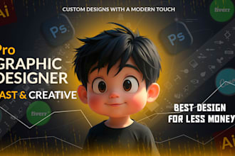 design professional logo and creative graphics with fast delivery