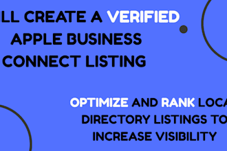 improve gmb listing verify apple business connect apple maps listing