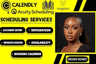 setup simplybook me acuity scheduling, calendly, vagaro booking appointment