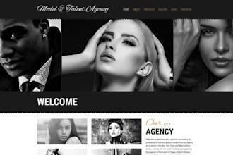 build squarespace model portfolio website modeling agency website onlyfan agency