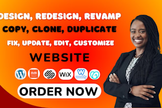 fix redesign design wix godaddy showit wordpress weebly duda webflow website SEO