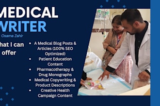 write medical content that speaks science with spark and soul