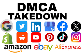 send dmca takedown notice to remove copyright infringement content