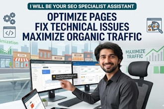 be your SEO specialist assistant to optimize pages and technical issues