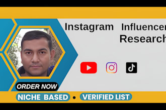 find the best instagram, youtube, and tiktok influencers with valid email list
