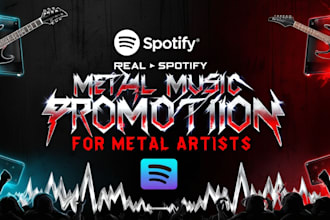launch your spotify rock and metal music to millions of metal audience