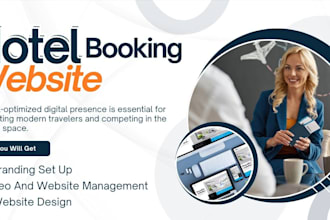 design a wordpress hotel booking website or hotel website for hotelier