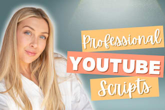 write a professional youtube script for you